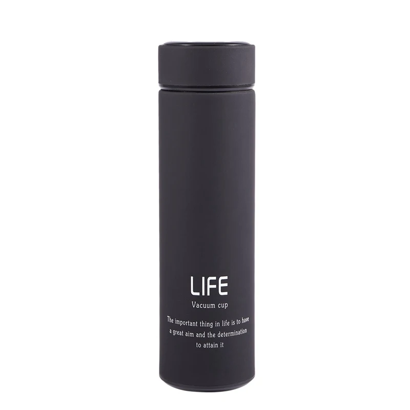 

Stainless Steel Vacuum Bottle Mug Cup Coffee Thermos Travel Insulated Container Black
