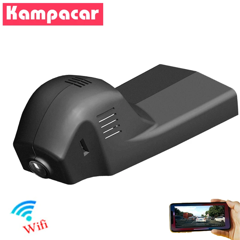 Kampacar BM01 E Wi Fi Видеорегистраторы для автомобилей Камера Dashcam пульт дистанционного