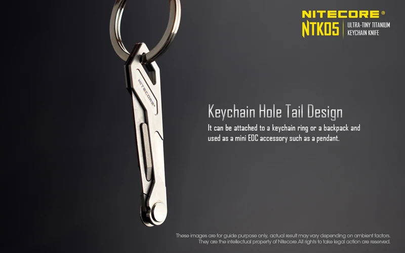 Nitecore NTK05 Titanium Keychain Knife (10)