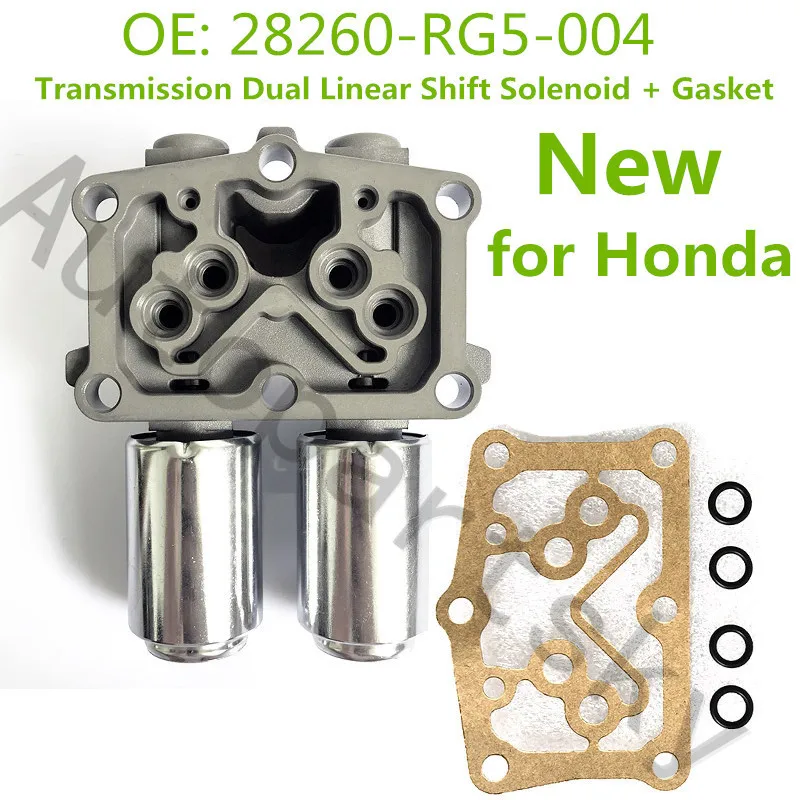 Высокое качество Автозапчасти для Honda Civic 28260-RG5-004 Трансмиссия Двойной линейный соленоид и прокладка 1.8L