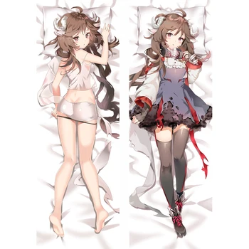 

MMF amiya Arknights skyfire anime Characters sexy girl exusiai Dakimakura pillow cover ming ri fang zhou body Pillowcase