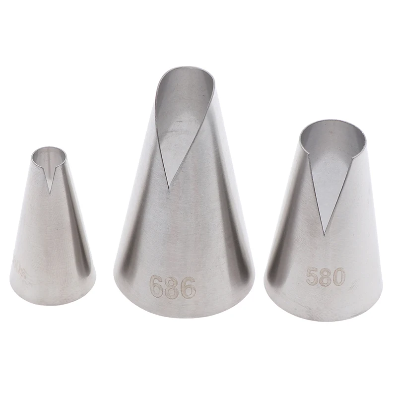 3 шт./компл. Нержавеющая сталь насадка Кухня аксессуары для глазировки крем набор для выпечки насадки для украшения тортов «сделай сам»; комплект