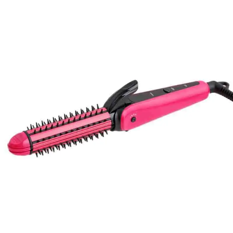 

Electric Hair Comb 3 in 1 Hair Curler Fast Heating Mini Ceramic Curling Iron+Hair Straightener Flat Iron+Corn Plate Hair Curler