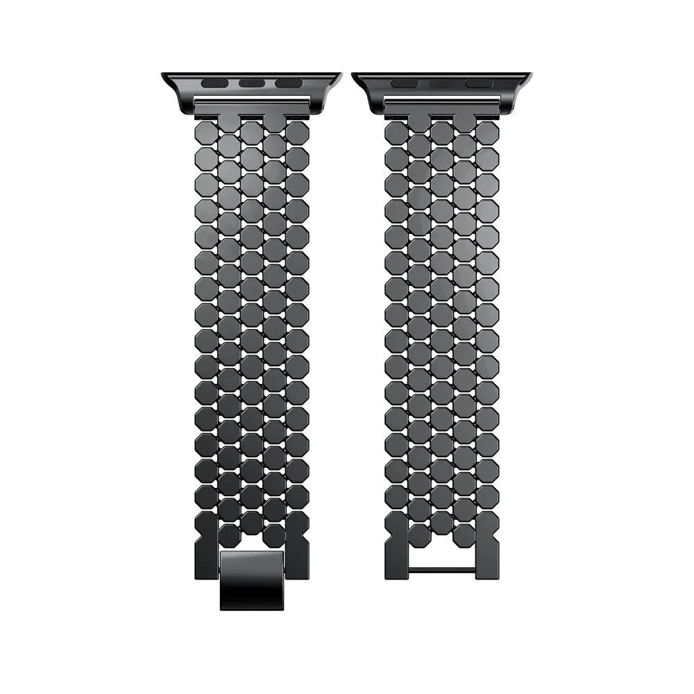 Yayuu ремешок для наручных часов Apple Watch Series 4/3/2/1 ремешки в виде рыбьей чешуи ювелирные изделия браслет пряжки ремня Нержавеющая сталь металлический браслет