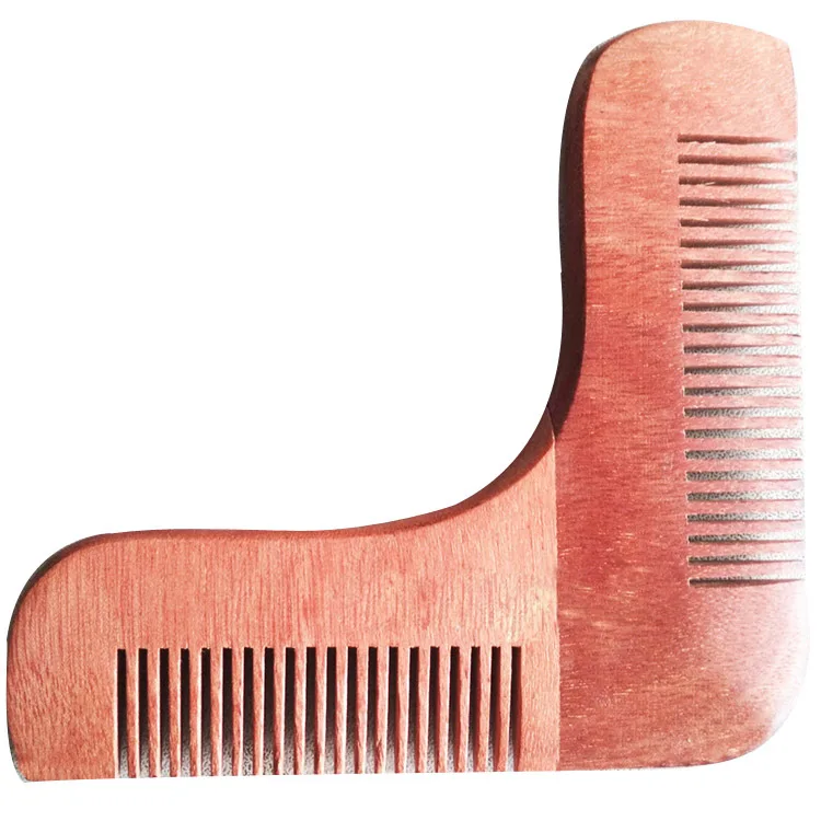 

Double-Sided L-Shaped Comb Beard Modeling Template Combing Tool Beard Brush Comb Set Beard Modeling Tool
