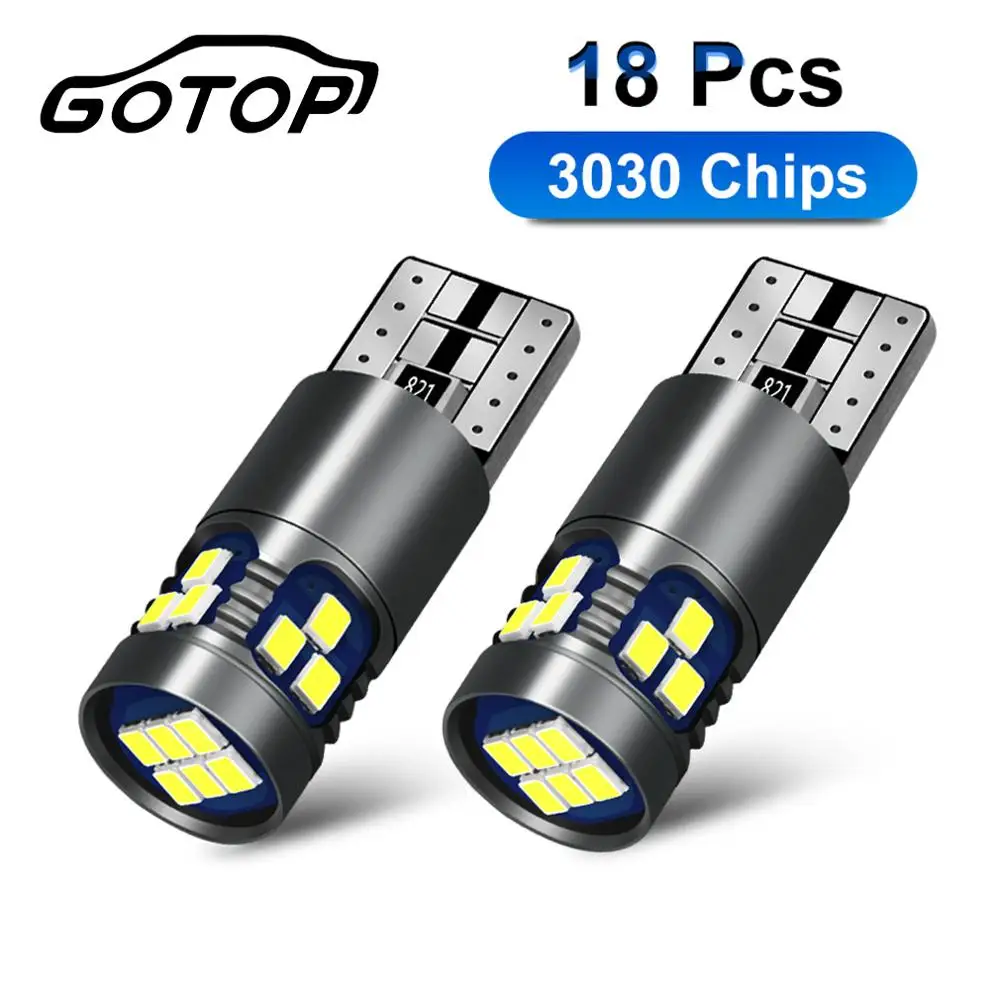 2 шт. Автомобильные светодиодные лампы T10 W5W 194 168 18SMD 3030 | Автомобили и мотоциклы