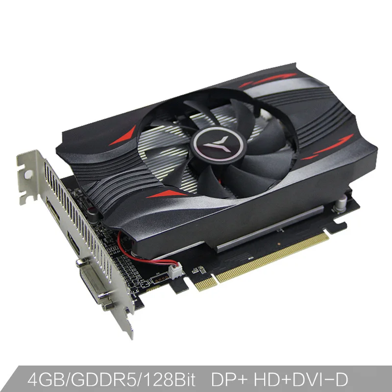 Yeston mini RX560D-4G D5 TA Display Card 128bit GPU 4GB GDDR5 Gaming Desktop Display Graphics Card For VGA/DVI-D/HDMI PCI-E 3.0