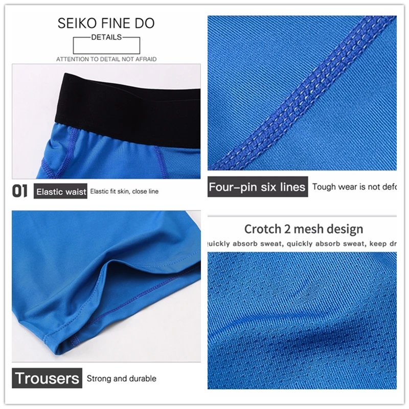 Новые Длинные боксеры мужское нижнее белье высокоэластичные мужские