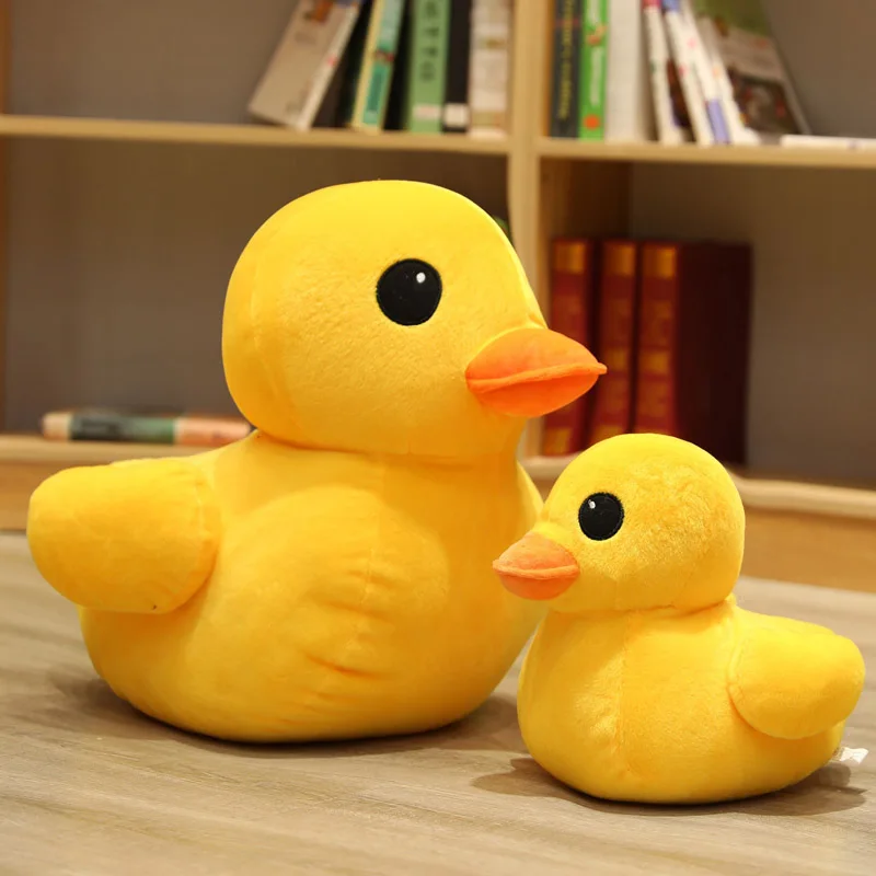 Лидер продаж, гигантская мягкая плюшевая игрушка в виде утки из мультфильма, большая плюшевая игрушка, плюшевая подушка в виде утки для детей, подарок для девочки, деко, 39 дюймов, 100 см, DY50738