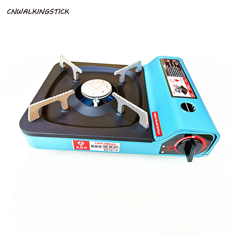 

Aluminum Alloy Square Gas Stove Travel Portable Cassette Furnace Outdoor Picnic Burn Oven Camping Equipment Electronic Stoves
