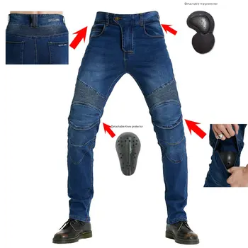 

New Motorcycle Pants Men Moto Jeans Protective Gear Riding Touring Motorbike Trousers Motocross Enduro Pants Pantalon Moto Pants