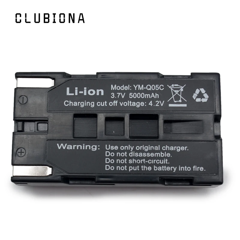 YM-Q05C 3,7 V 5200mAh литиевая батарея для красного/зеленого лазера IE12 и IE16 лазера - Цвет: YM-Q05C
