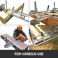 VEVOR Chainsaw Mill Planking Milling 24 36 48 Inch Guide Bar Wood Lumber Cutting Portable Sawmill Aluminum Steel Chain Saw Mill 2