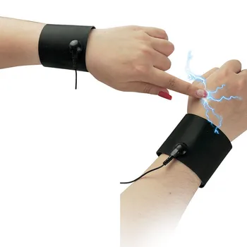 

Massager Pulse With Cable Stimulation Massager Electrical Massage Accessories Electric Shock wristband Health Care for Couple