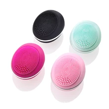 Уход за кожей Электрический инструмент для чистки лица машина звуковая вибрация очиститель лица силиконовая кисточка для чистки пор водонепроницаемый массаж лица