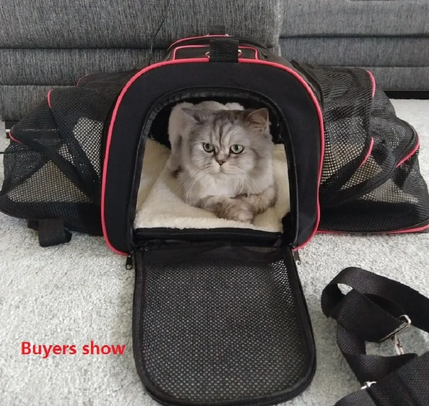 Сумка на плечо для перевозки домашних животных дорожная сумка собак и кошек
