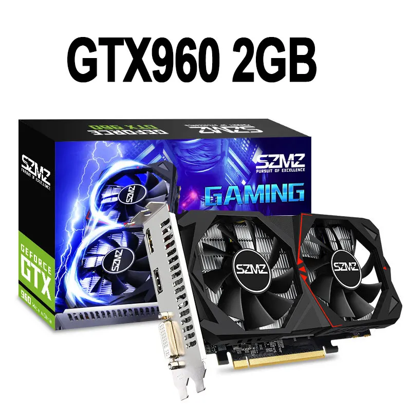 SZMZ новая видеокарта оригинальная NVIDIA Geforce GTX 960 2 ГБ 4 GDDR5 128 бит графическая карта