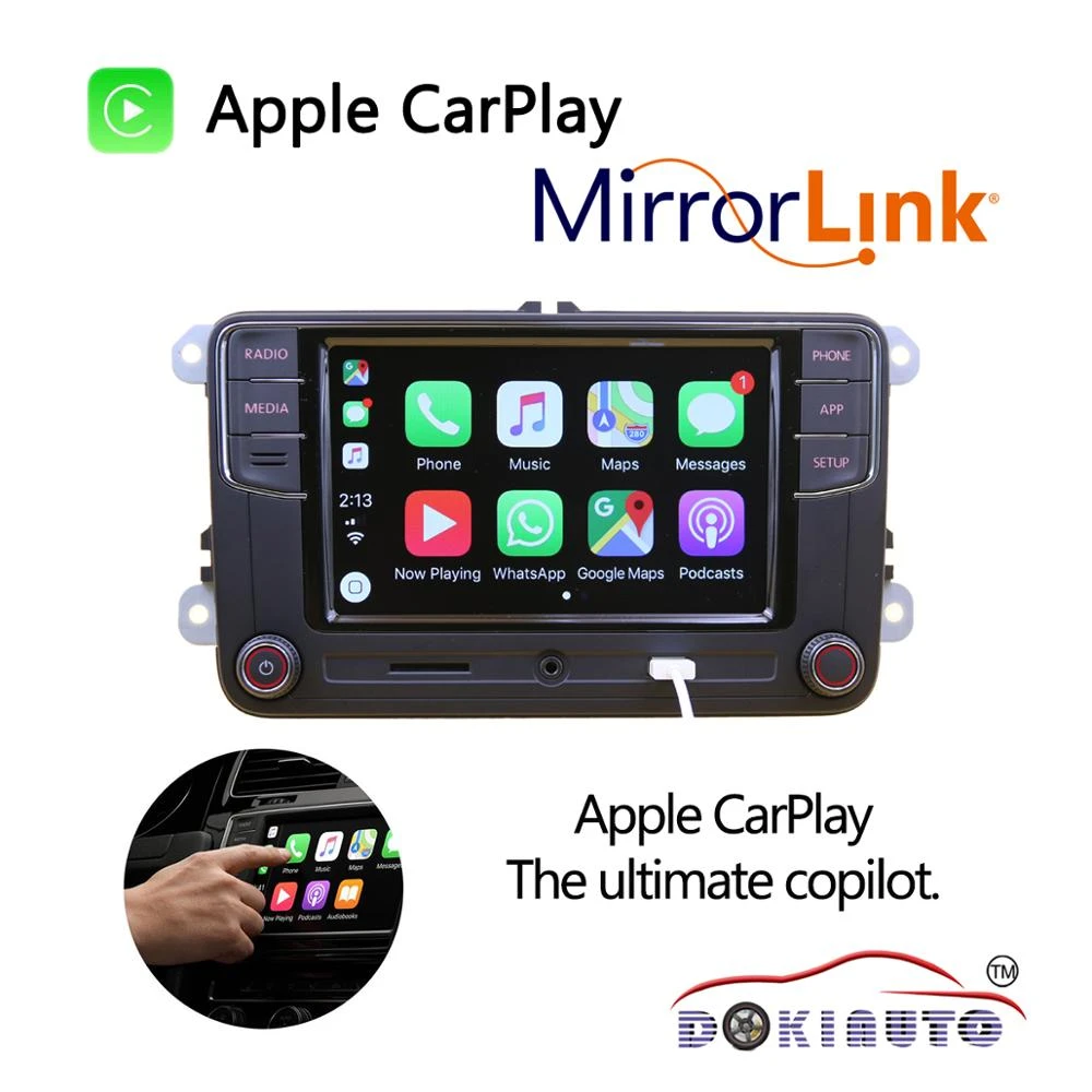 Rcd330 Plus Rcd330g Carplay Mib Radio For Vw Golf 5 6 Jetta Mk5 Mk6 Cc  Tiguan Passat B6 B7 Polo Touran Skoda 6rd035187b - Car Radios - AliExpress
