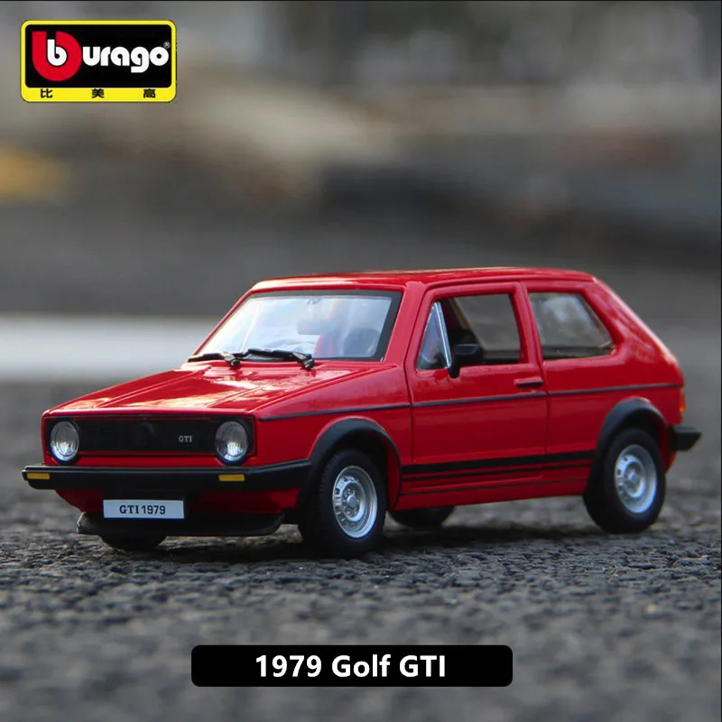 Bburago 1:24 1979 Гольф GTIsimulation брелок для автомобильных ключей имитационная модель