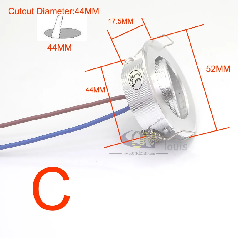 Wholesales High Quality 3W LED Downlight Mini Spotlight Ceiling Lamps Corridor Spot Bulb Factory price |