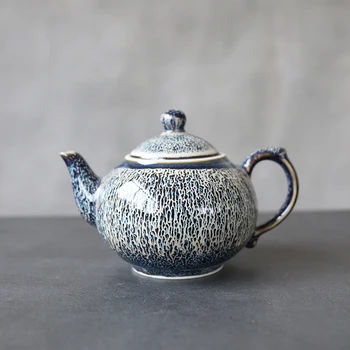 

LUWU CERAMIC TEAPOTS KETTLE BLUE CHINESE TEA POT 250ML