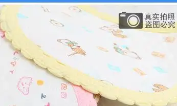 yellow curved 3 шт. Детские хлопковые Слюнявчики детские слюнявчики Слюнявчики детские непромокаемые нагрудники самые дешевые детские вещи - Цвет: yellow curved