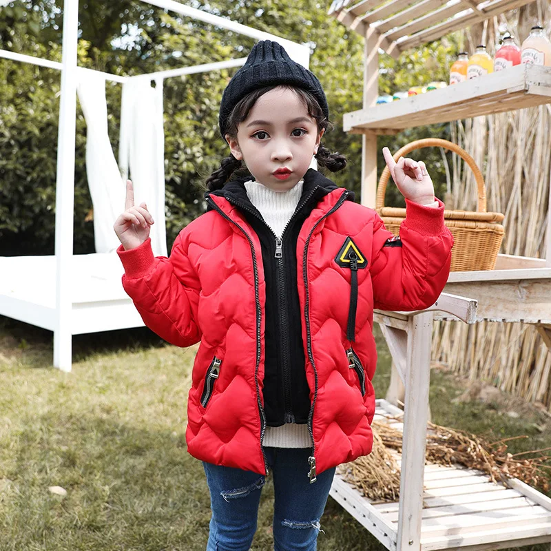 Новые детские пальто зимняя куртка для мальчиков толщина 4-8 лет размер осень-зима 9WBT038