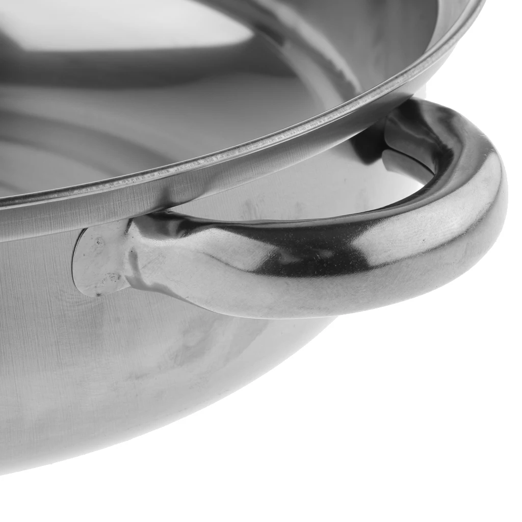 Stainless Steel Steam Cooker Steamer Pan Cook Pot Set Glass Lid