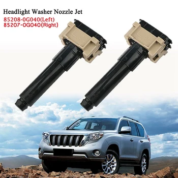 

2X Headlight Washer Nozzle Front Both Side for Toyota Land Cruiser Prado 150 85207-0G040 85208-0G040