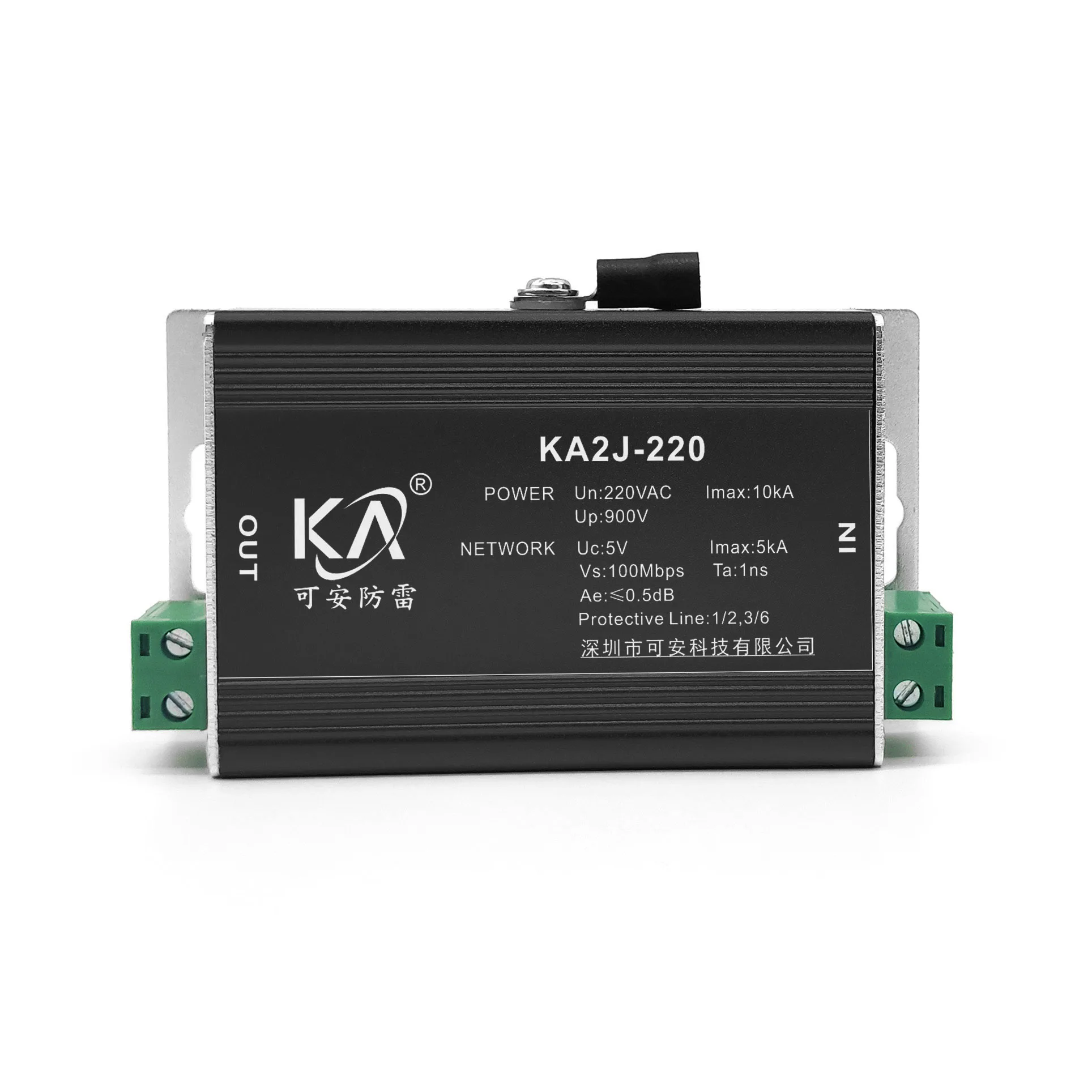 Network Surge Protector device DC/AC SPD Surge Protector AC Thunder Lightning Arrester DC 5-48V AC 275