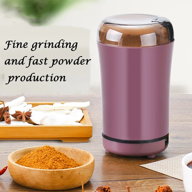 [BUY] Gift Grinder Electric Powder Beater Household Small Dry Grinder Grains and Grains Grinder Traditional Medicine Grinder