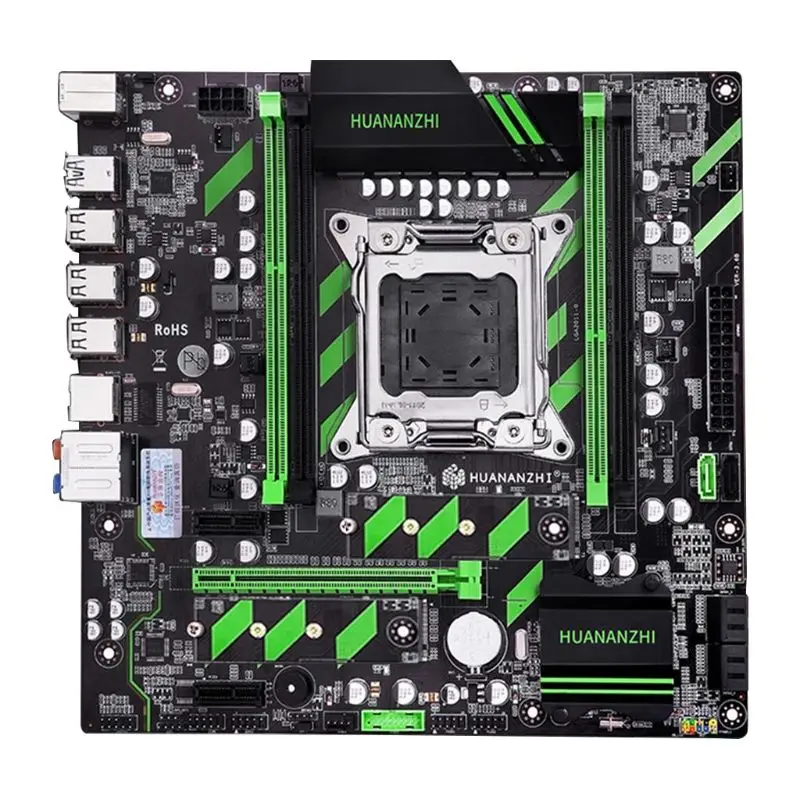  Huananzhi X79 Motherboard X79 LGA2011 ATX SATA3 USB3.0 Dual PCI-E 16X NVME M.2 SSD Unterstützung RE