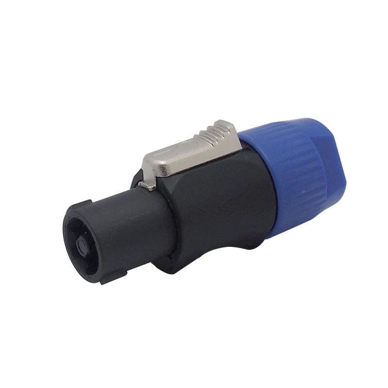 Speaker Connector 4 Pin SpeakON Plug Male Terminal No Welding Nickel-Plate NL4 1PC For Loudspeaker Professional Audio Cable afbeelding