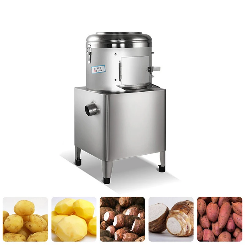 8kg 15kg 30kg Electric Automatic Small Sweet Potato Skin Peeler Cleaning  Washing And Potato Peeling Machine For Commercial