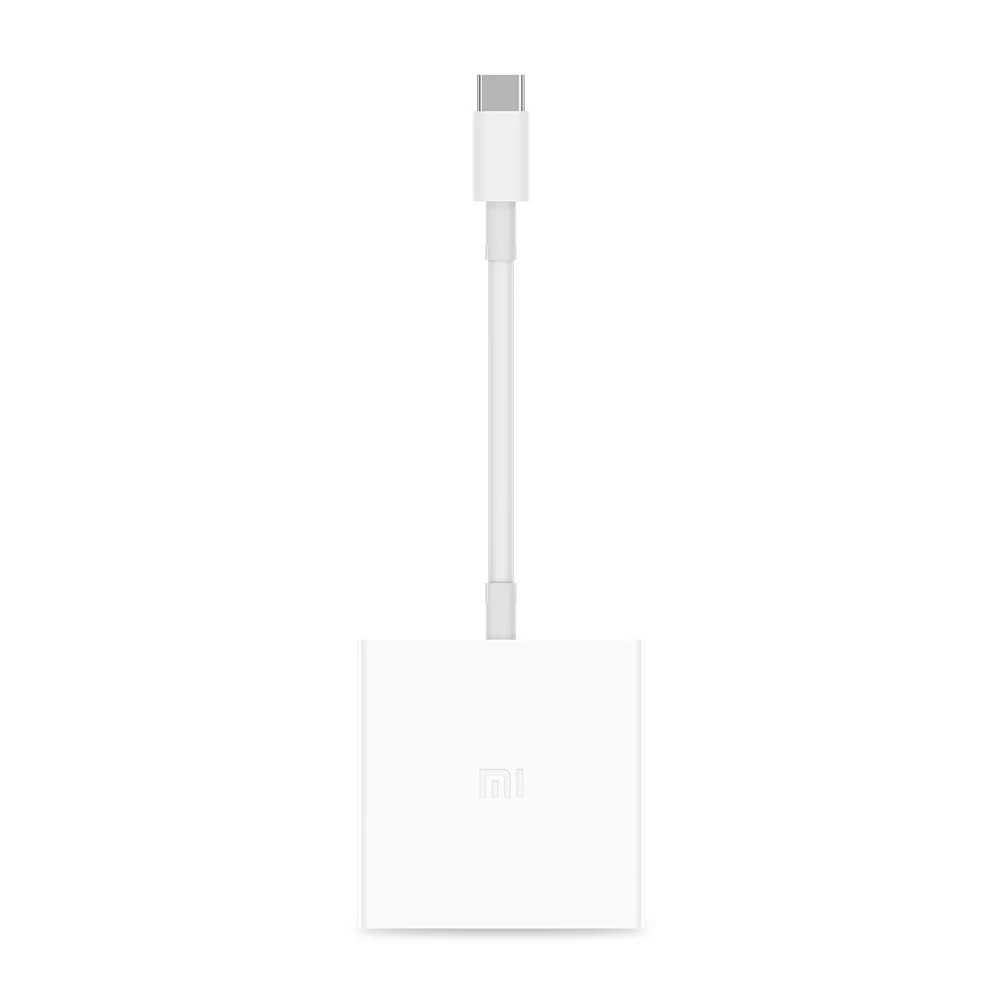 Xiao mi USB-C в HD mi Многофункциональный преобразователь адаптер 4K 1080P HD TV USB 3,0 PD2.0 Smart Charge для Macbook mi ноутбук ПК - Цвет: Белый