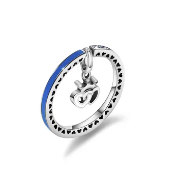 

NEW Original Design 100% 925 Sterling Silver Zircon Crown Heart Ring For Women's Fashion Pendant Ring Gift Gift Preference