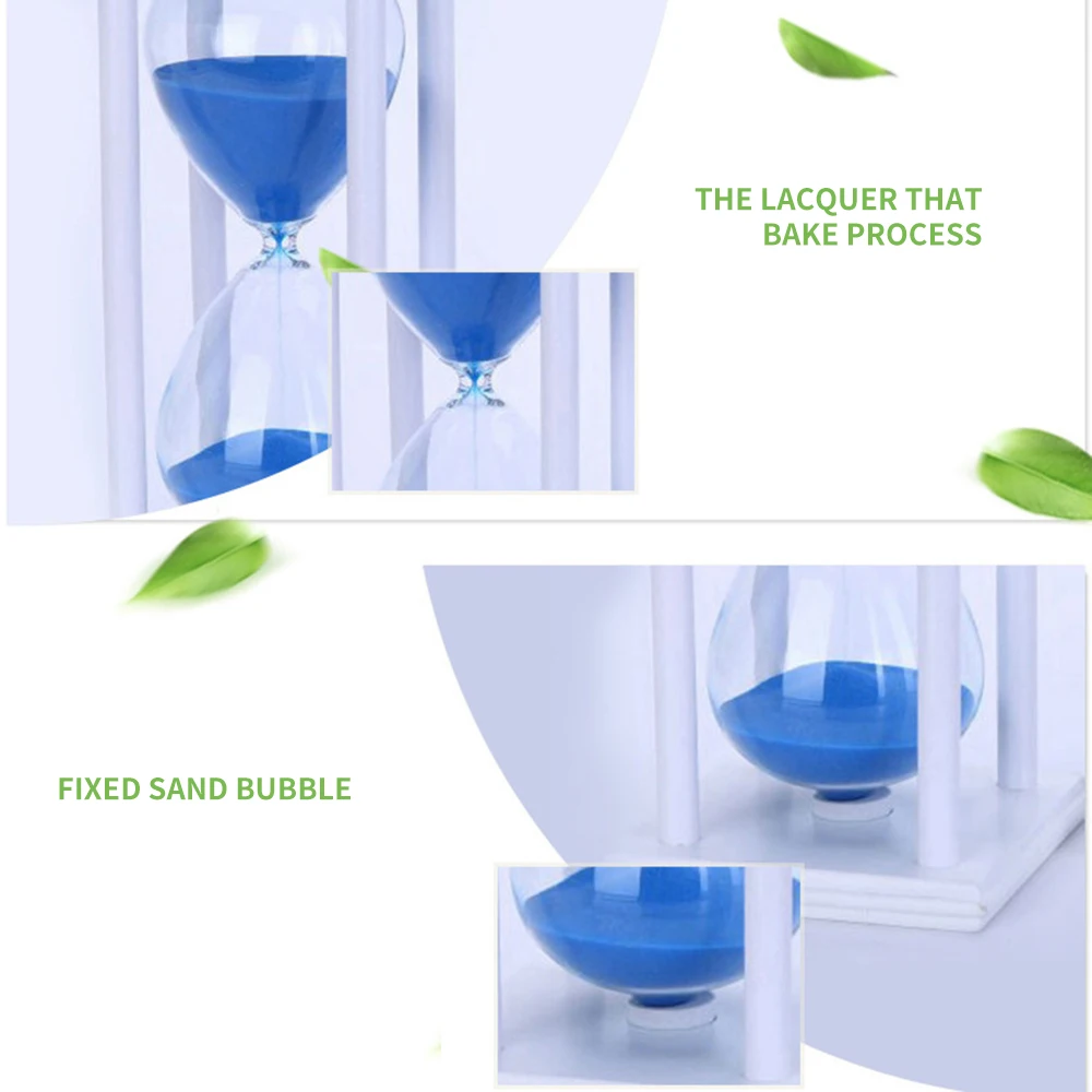 Wooden 15/30 Minute Glass Hourglass Timer Creative Home Craft Decoration New Strange Time Hourglass Wooden 15/30 Minute Glass Hourglass Timer Creative Home Craft Decoration New Strange Time Hourglass