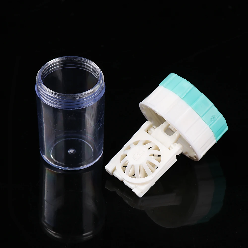 1 шт. новый модный вращающийся чехол для контактных линз коробка замачивания