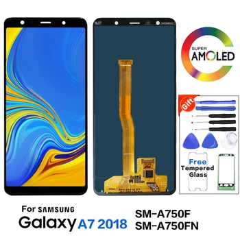

Original For Samsung A7 2018 A750 SM-A750F Display lcd Screen replacement for Samsung A7 2018 A750FN display lcd screen module