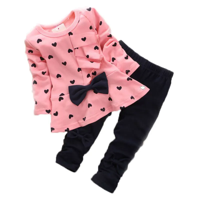 Комплект одежды для малышей из 2 предметов; хлопковый комплект с длинными рукавами и рисунком для маленьких девочек; Pixar; шорты; унисекс; осенняя одежда с рисунком для девочек; зимняя одежда