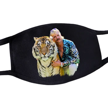 

Fashion Face Mask Hot Documentary Reusable Masker Windproof Anti Dust Maske Tiger King Joe Exotic Printed Unisex Protective Mask