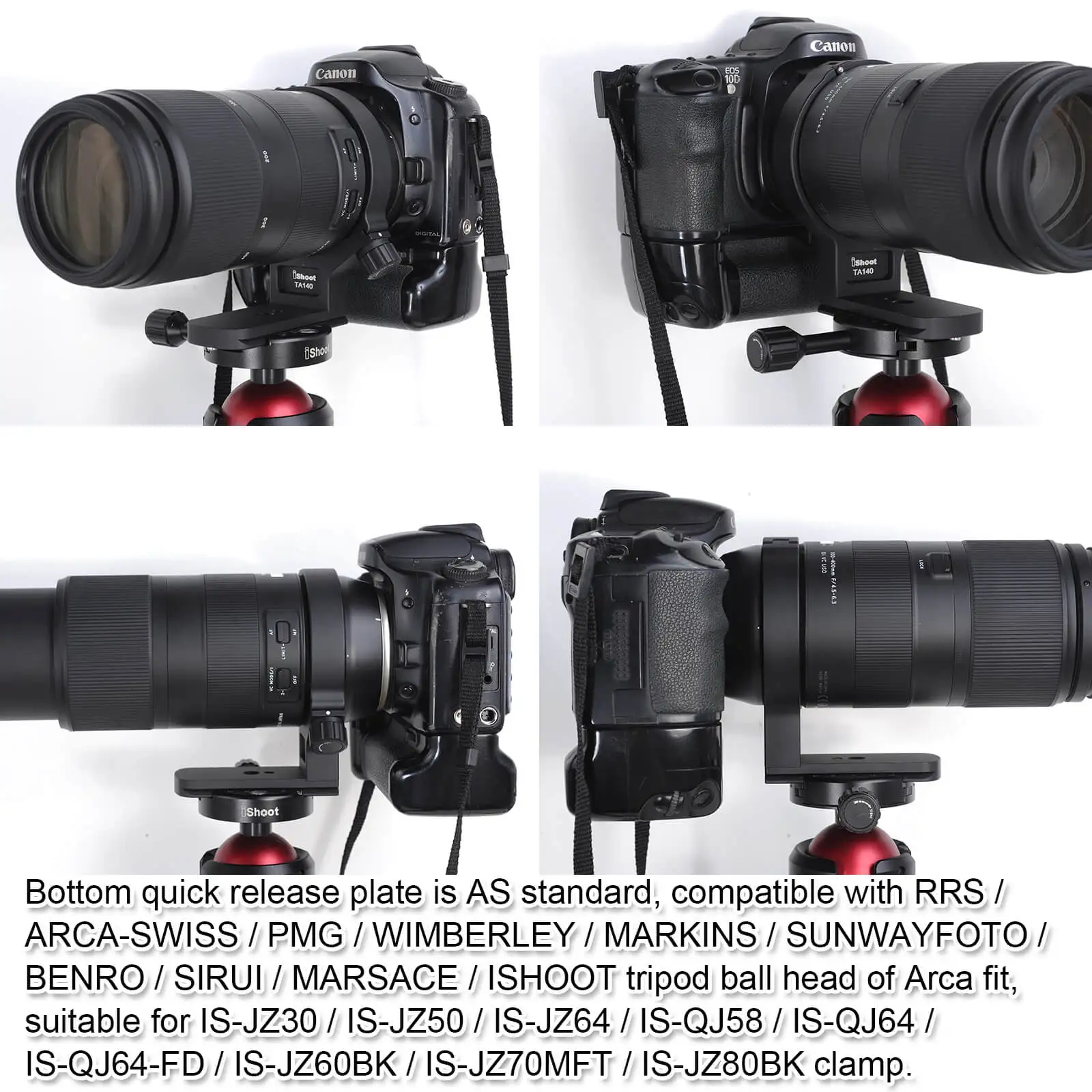 Кольцо для штатива с опорой воротника объектива Tamron 100 400 мм f/4 5 6 3 Di cvc USD (A035) низ ARCA