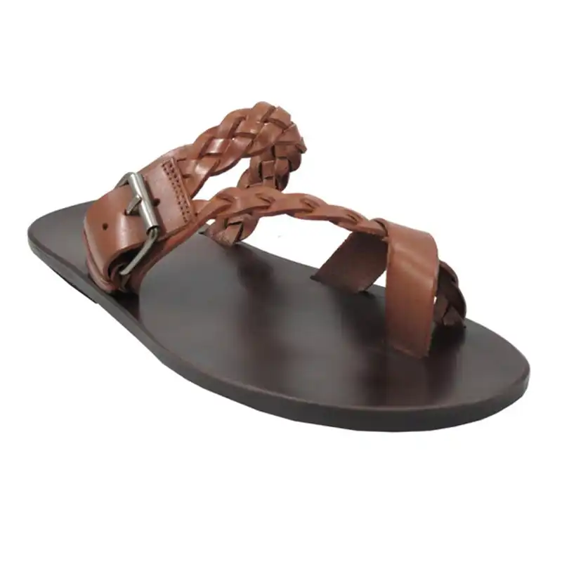 retro leather sandals