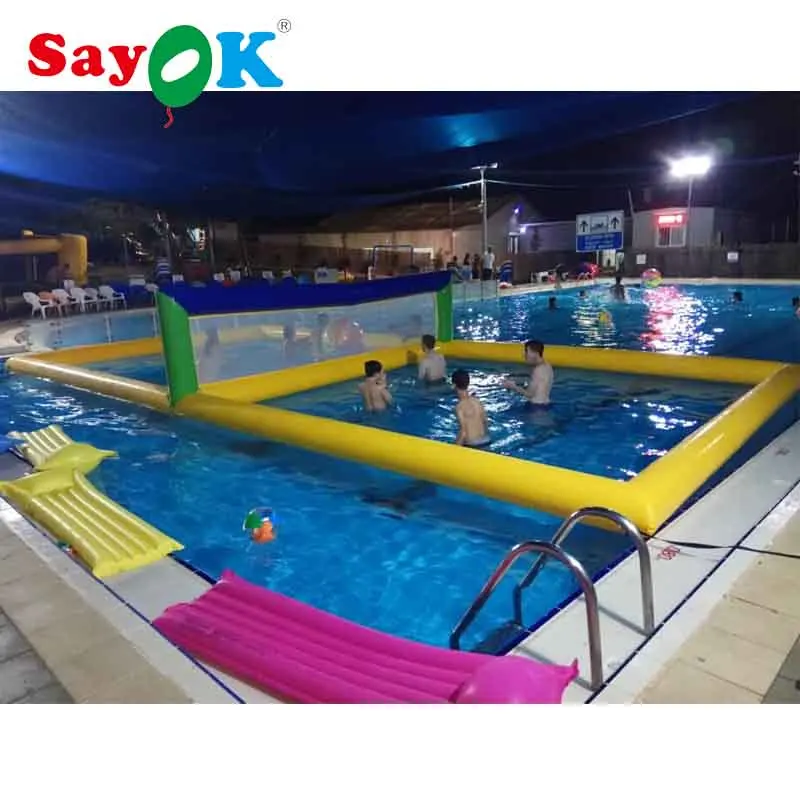 Sayok надувной волейбол на воде корт надувная игрушка для воды игра волейбол для бассейна аквапарк