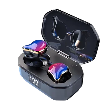 

5.0 wireless Bluetooth headset dual ears Mini invisible small sports running in ear headset super long endurance standby headset