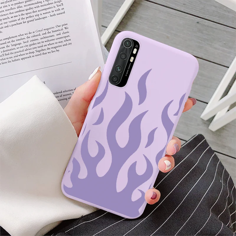 For Xiaomi Mi Note 10 Lite Case 6.47" Soft Silicone Back Cover For Mi Note10Lite MiNote10Lite Flower Dinosaur Protective Bumper samsung flip cover Cases & Covers