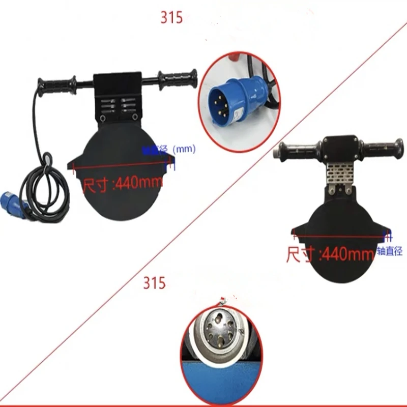 315mm PE butt welding machine heating plate hot plate hand heating plate Industrial plug, hydraulic aviation plug 3