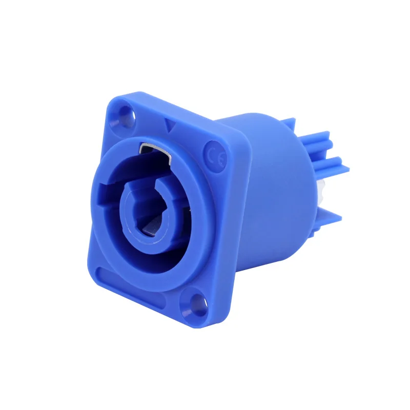 blue 1 шт. 20A Мощность con Шасси Разъем 3 pin NAC3MPA-1(питание-в) и NAC3MPB-1(питание-Выход) 3/16 ''плоский таб терминалы гнездо - Цвет: blue