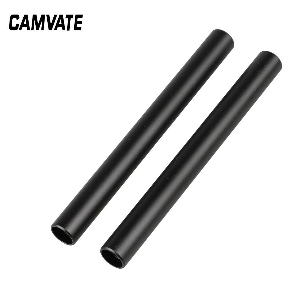 CAMVATE 15 мм стержень алюминиевая анодированная труба M12 длина 150 (2 трубы)