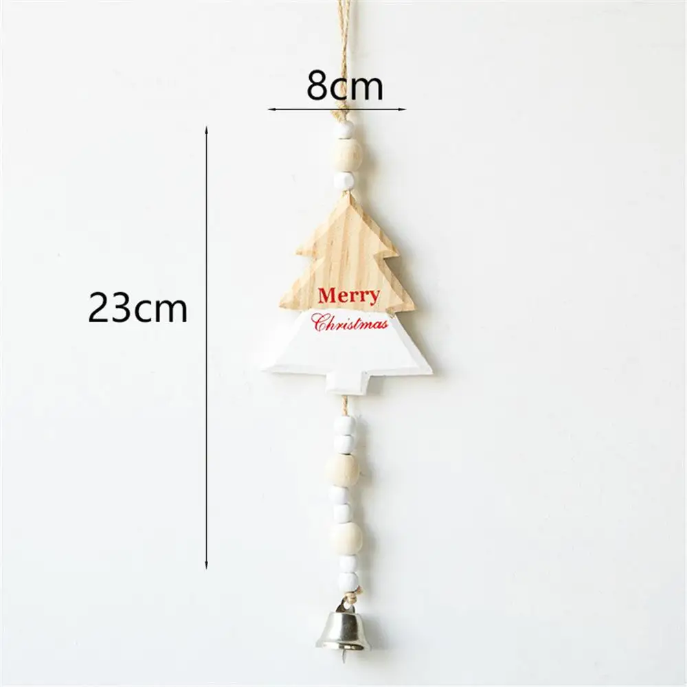 Hanging Bell Natale деревянная мини Рождественская елка висячий колокольчик подвесные украшения Рождественские рождественские украшения для дома decoracion navidad kerst#5 - Цвет: Hanging Bell